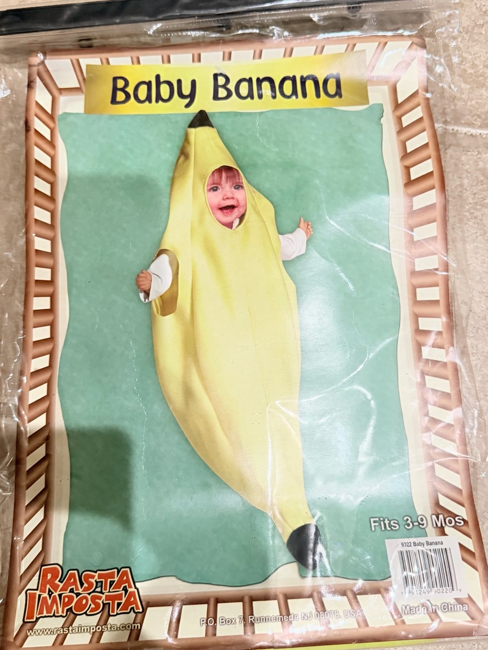 NEW Baby Banana Costume - Yellow